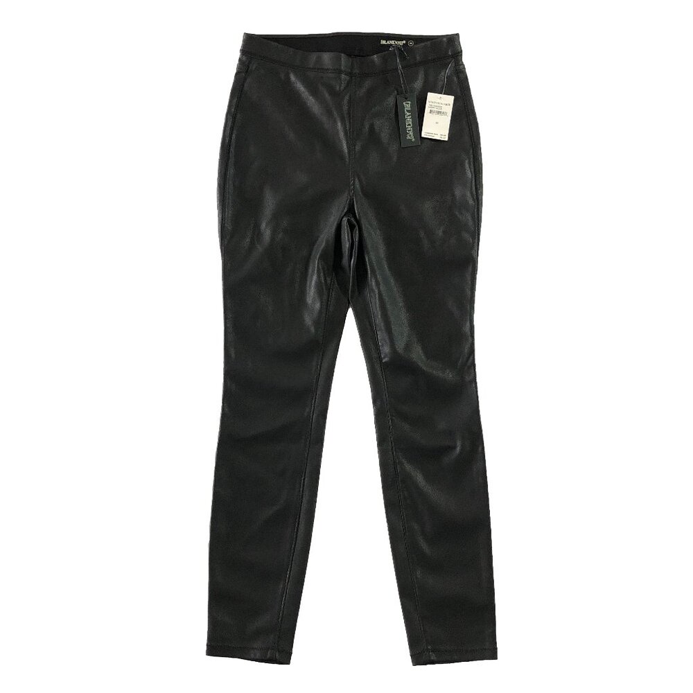 NWT BLANKNYC Happy Hour Womens Size 30 Black Faux Leather Legging Pant MSRP $39